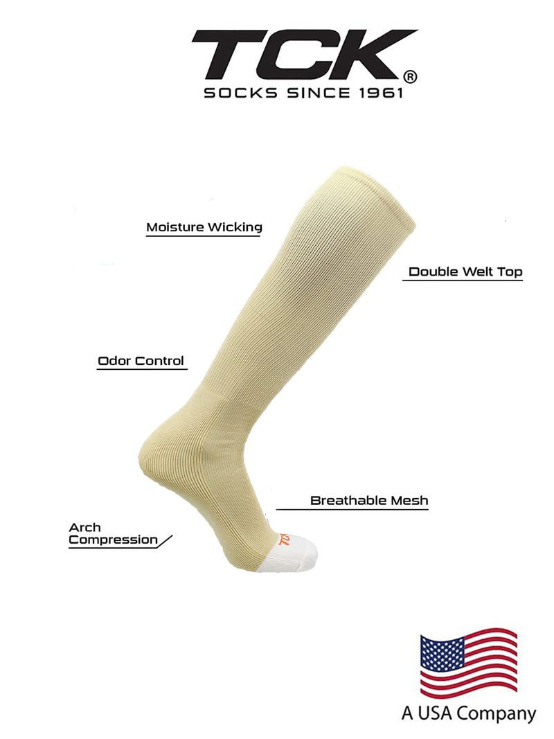 TCK Prosport Performance Tube Socks (Vegas Gold, Medium) - Image 3